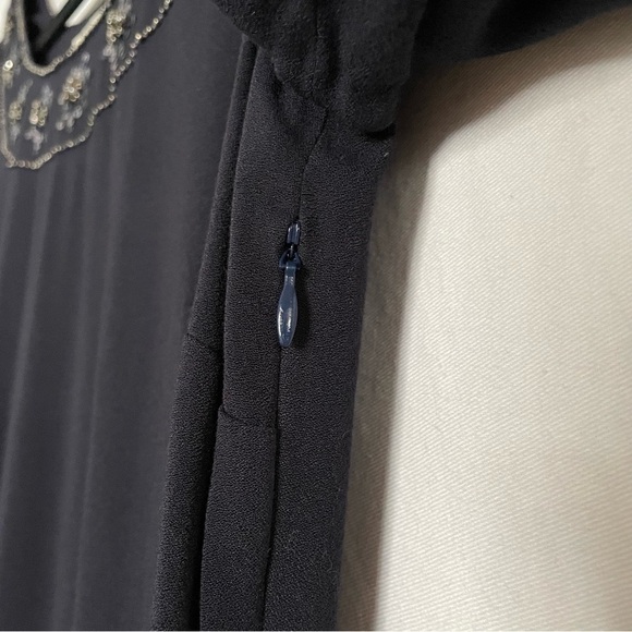 Boden Beaded Sequins Navy Evening Shift Dress NEW - Picture 7 of 13